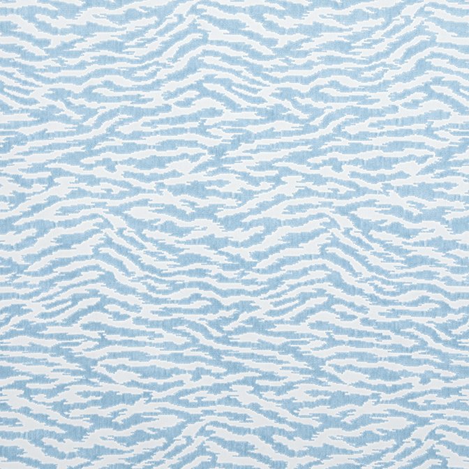 Anna French Tadoba Velvet Fabric in Sky